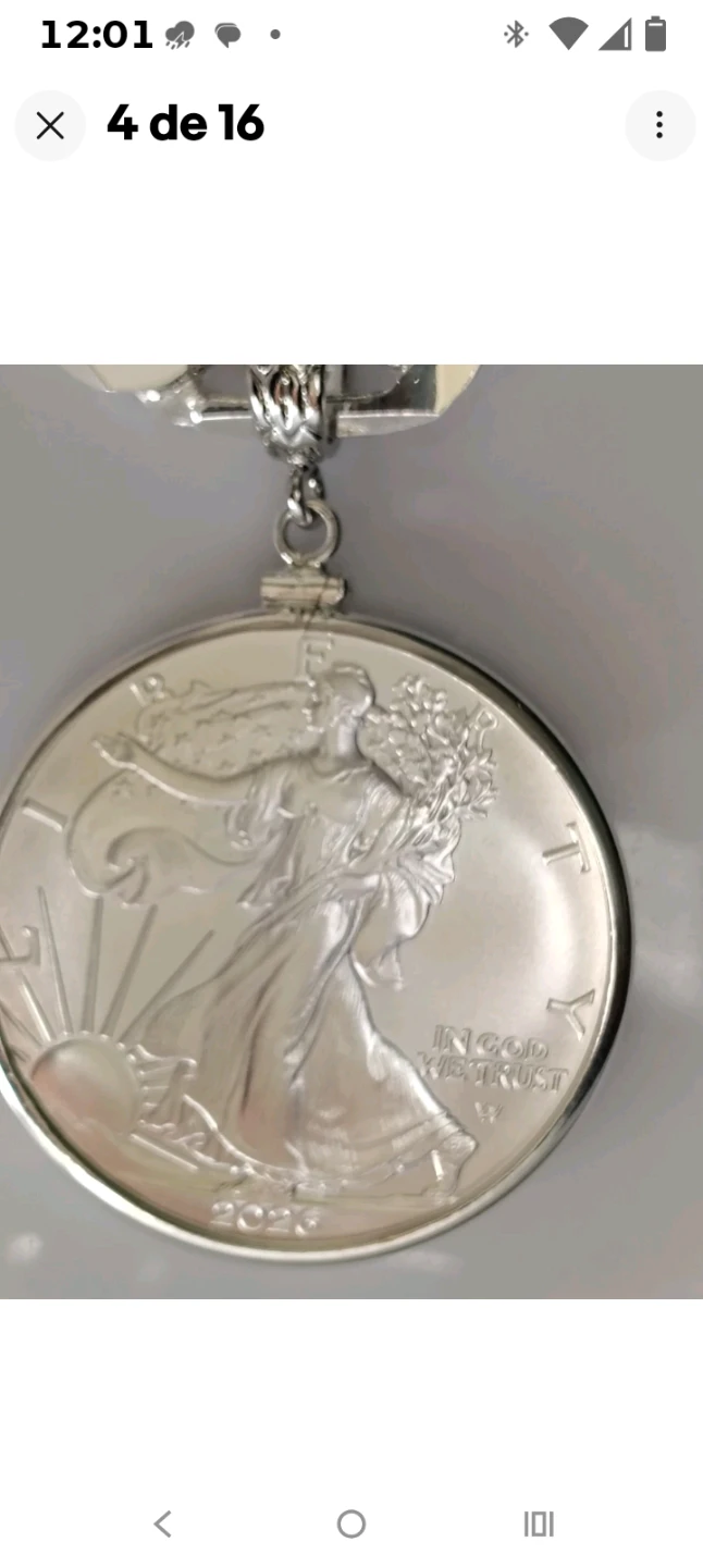 2026 American Silver Eagle Coin Pendant with Chain - photo 5