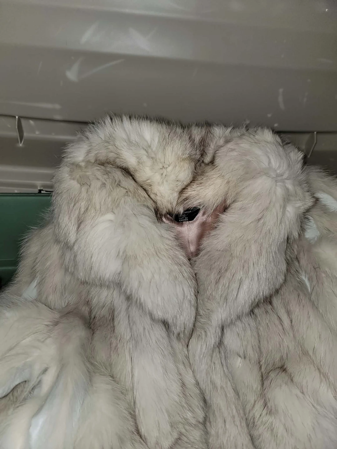Vintage Real White FoxFur Jacket and Hat Set - photo 2
