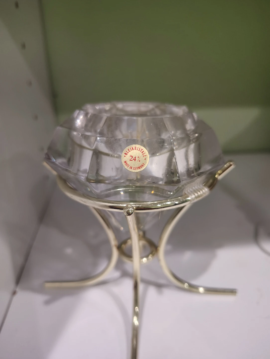 Bleikristall 24% Lead Crystal Candle Holder - photo 2