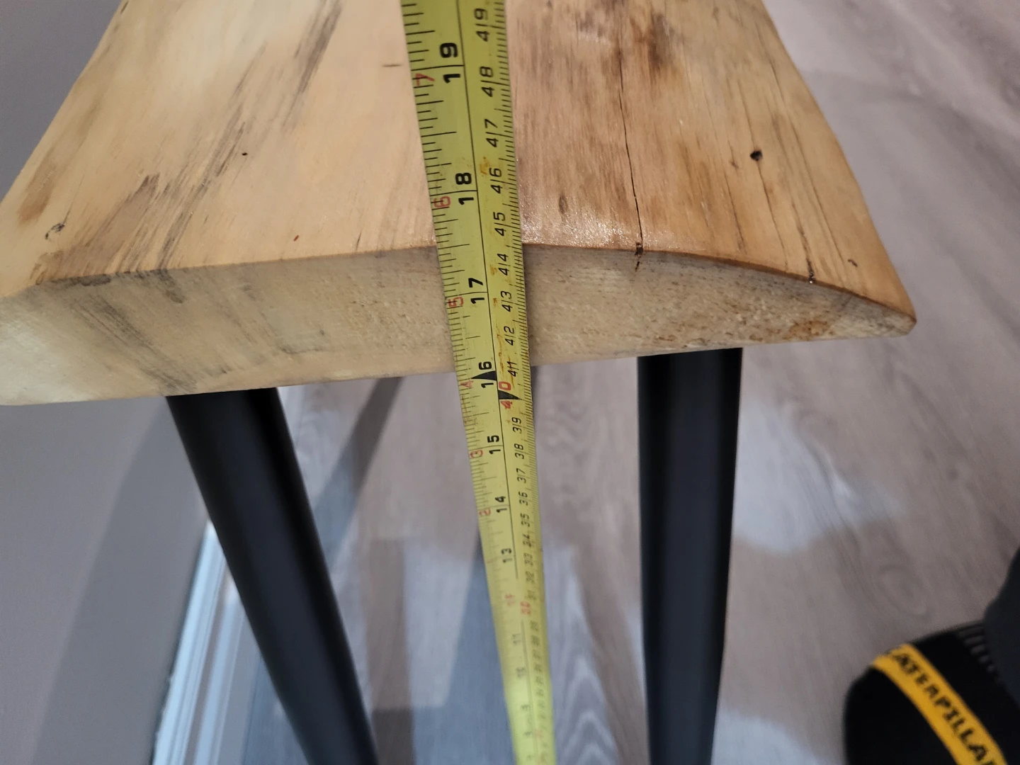 Live Edge Wooden Side Table - photo 5