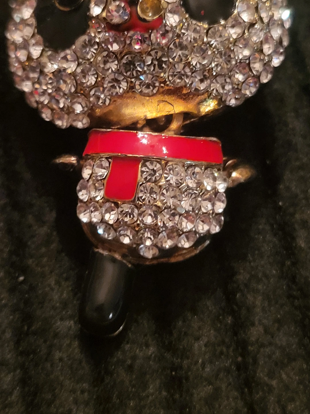 Rhinestone Panda Bear Key Chain - photo 3