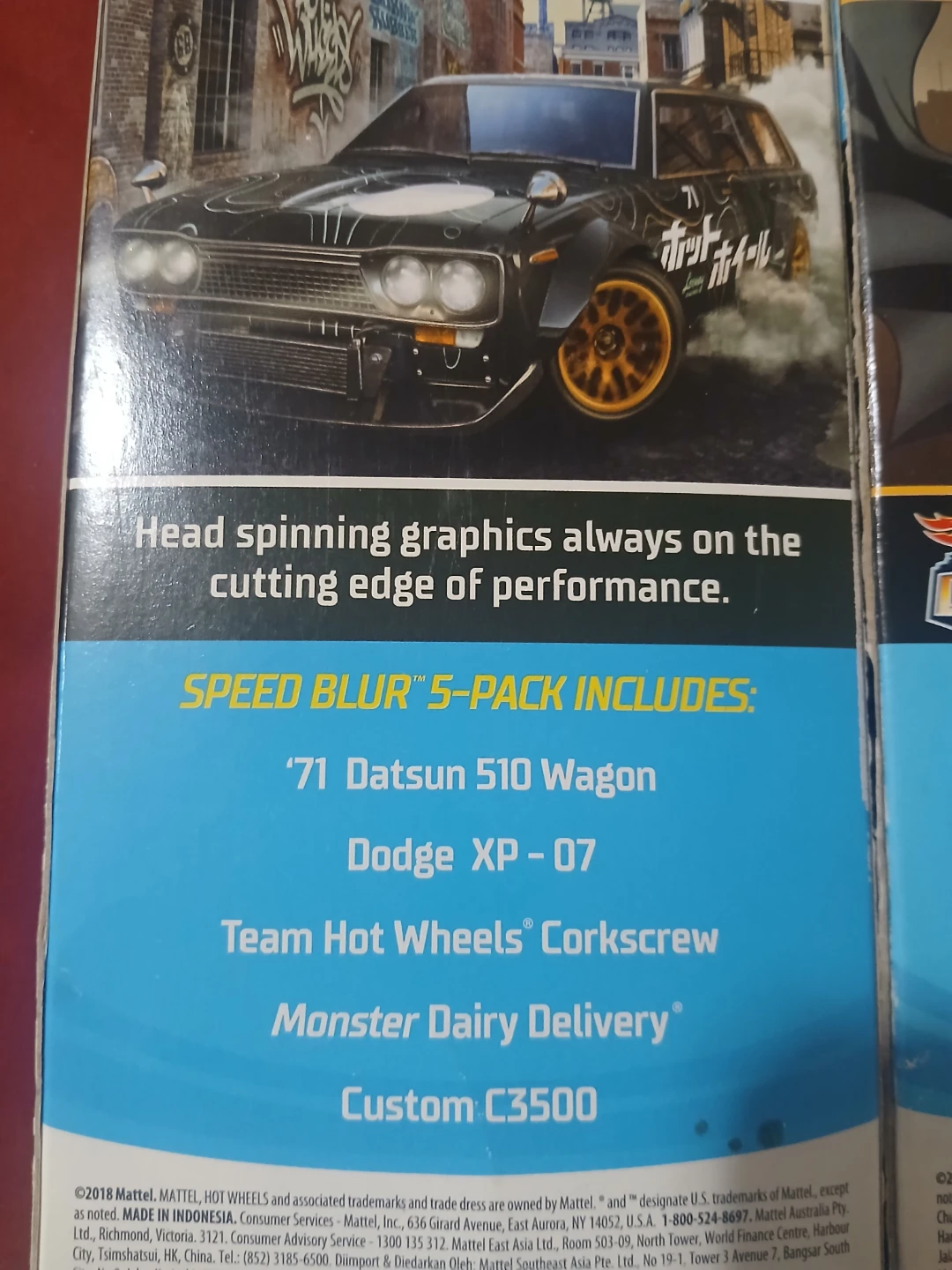 Hot Wheels 5-Pack Set: Speed Blur and Batman - photo 3