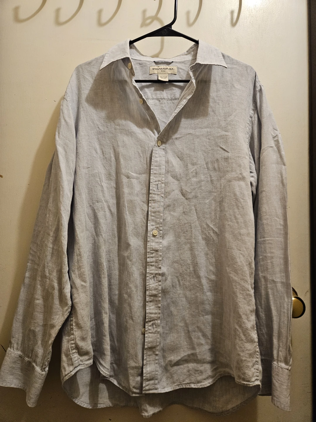 Banana Republic Linen Shirt Size Large