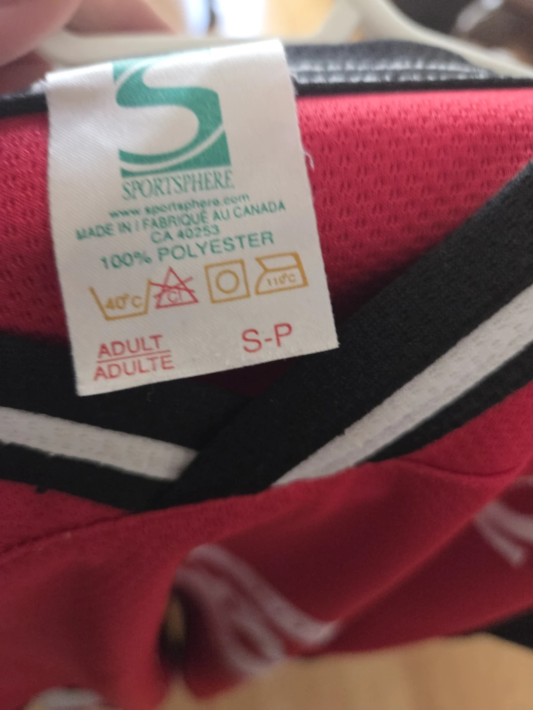 Vaughan Sportsplex Ball Hockey Jersey Size Small - photo 3