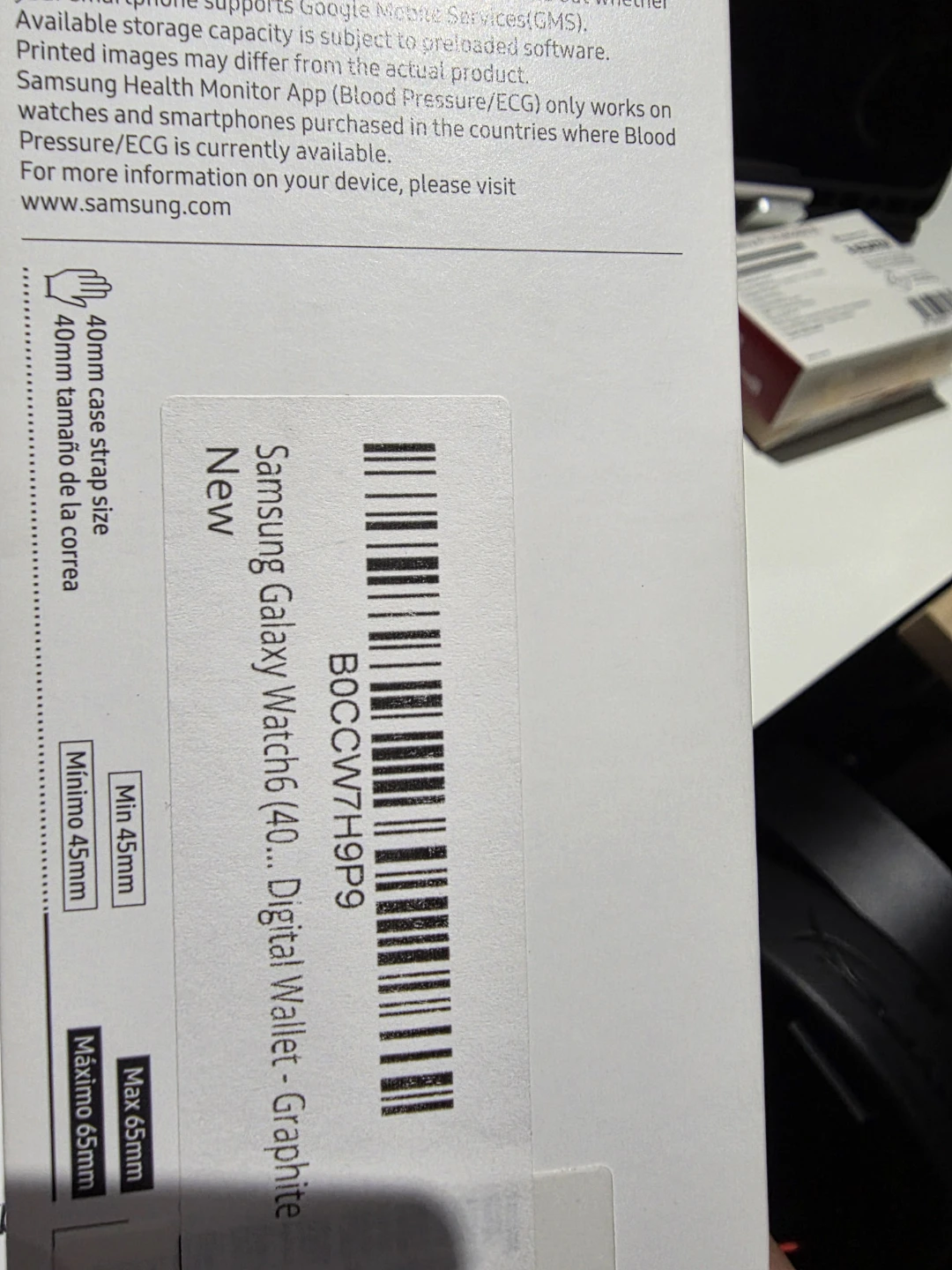 Samsung Galaxy Watch6 40mm Graphite - photo 2