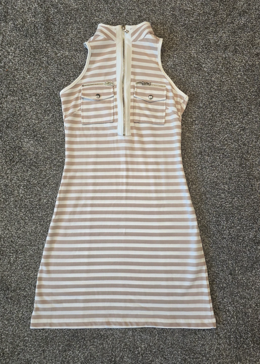 Boston Proper Sleeveless Striped Dress XXS