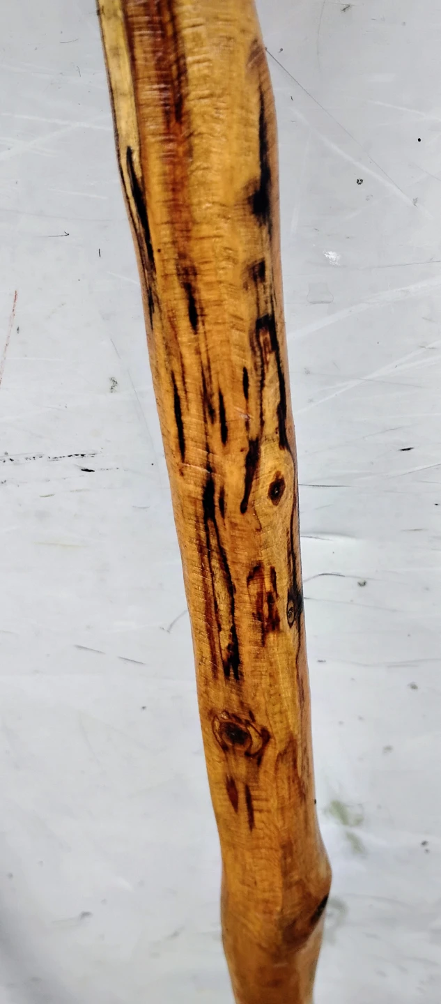 Set of Two Handcrafted Wooden Walking Sticks - photo 2