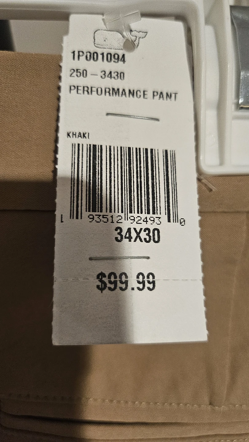 Vineyard Vines Performance Pants Khaki 34x30 - photo 4