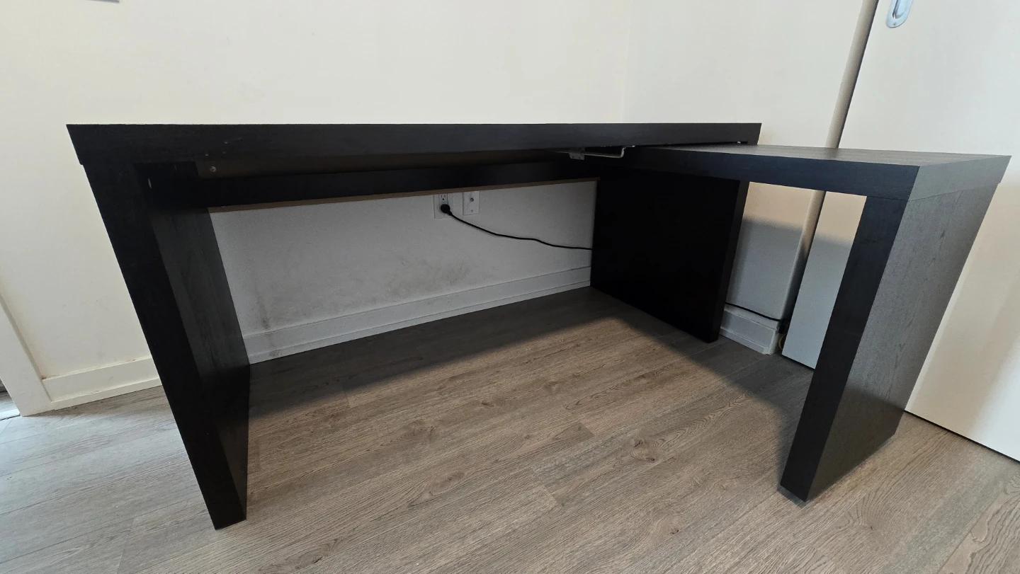 IKEA MALM Desk with Pull-Out Panel