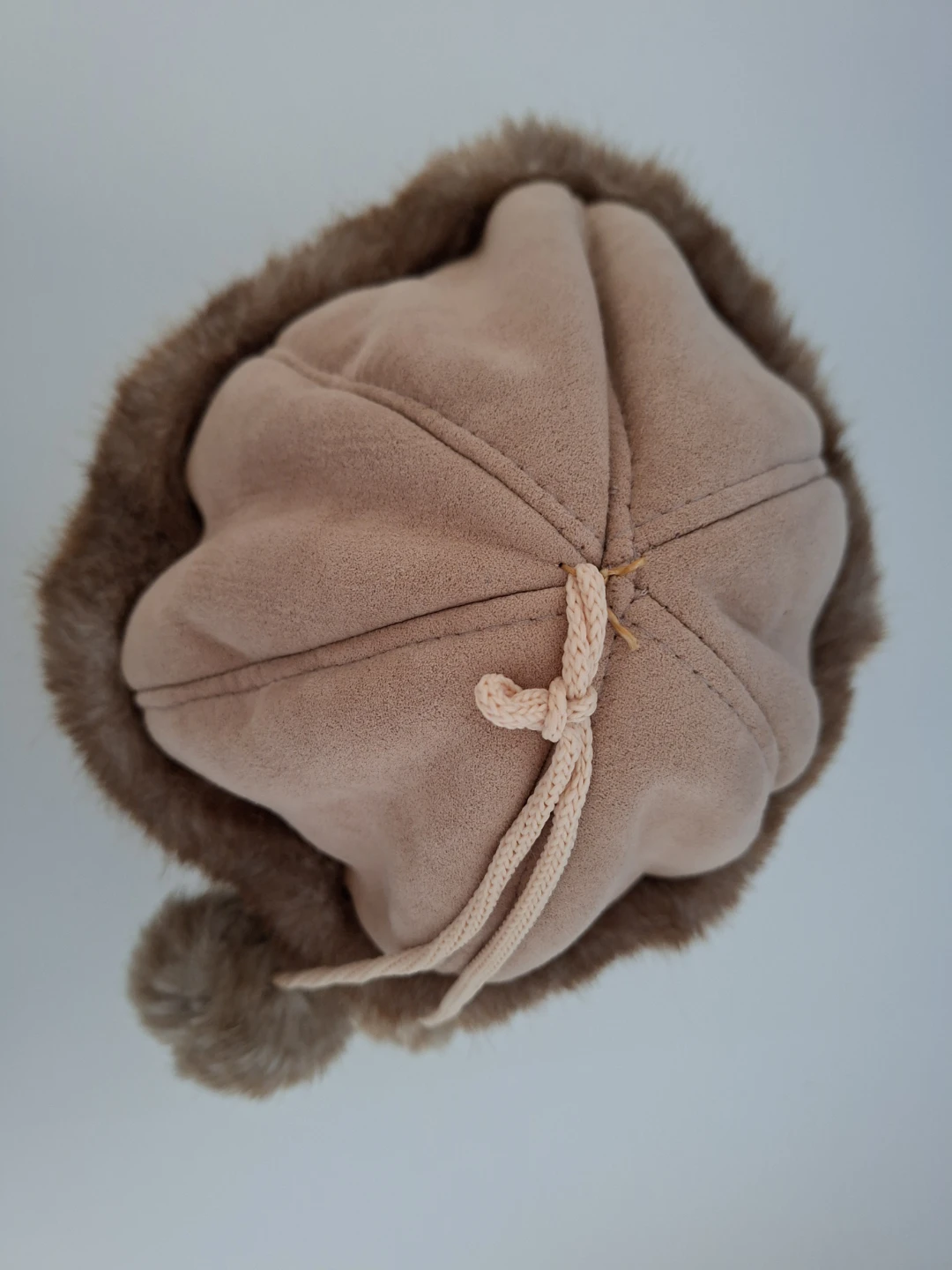 Faux Fur Trimmed Tan Winter Hat - photo 2