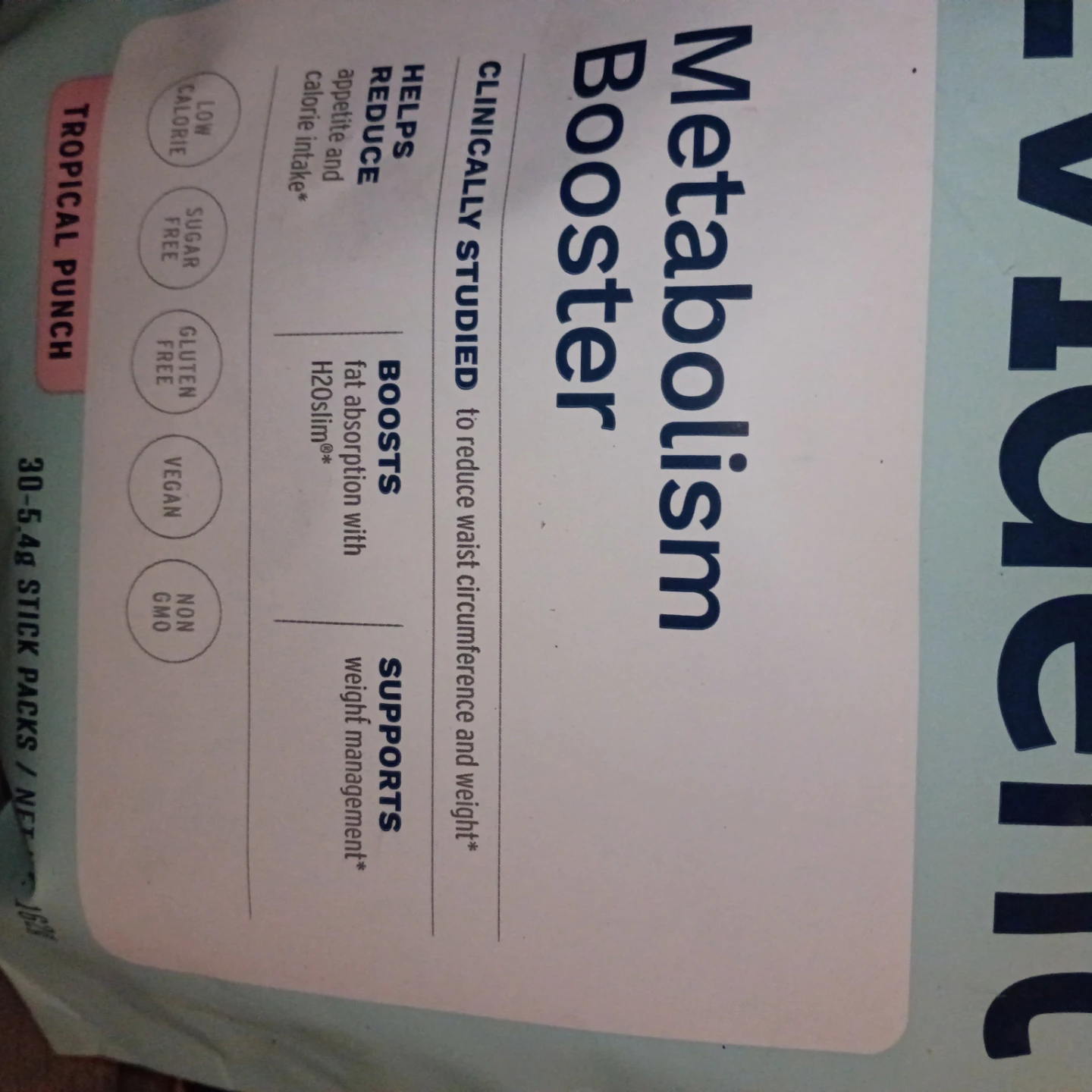 Evident Metabolism Booster Tropical Punch - photo 2