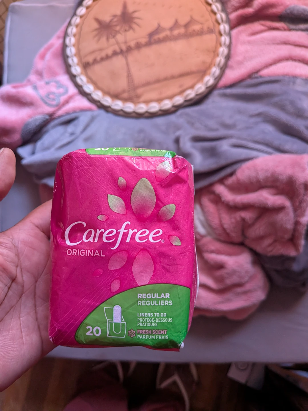 Carefree Original Regular Pantyliners, 20 Count