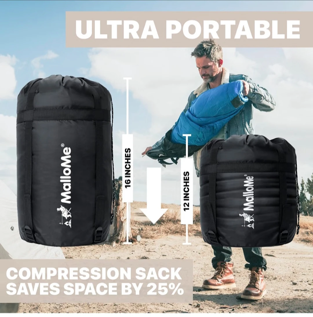 MalloMe 3-Season Sleeping Bag - photo 3