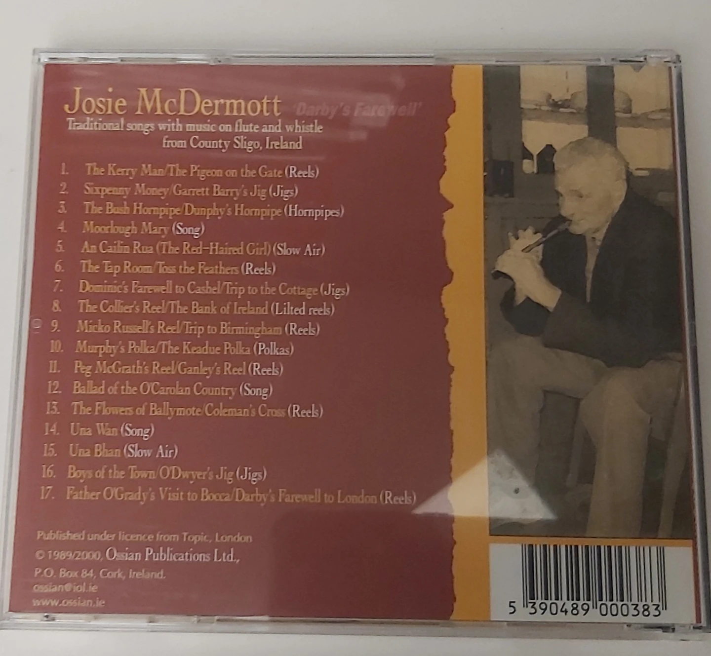 Josie McDermott - Darby's Farewell CD - photo 2