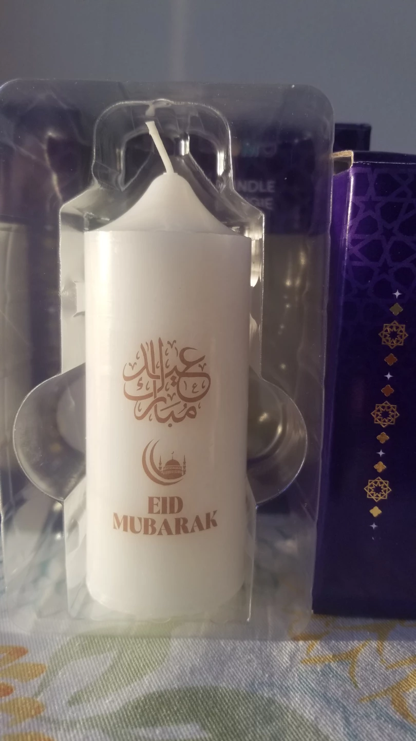 Tomo Eid Mubarak Candle and Holder Set - photo 4