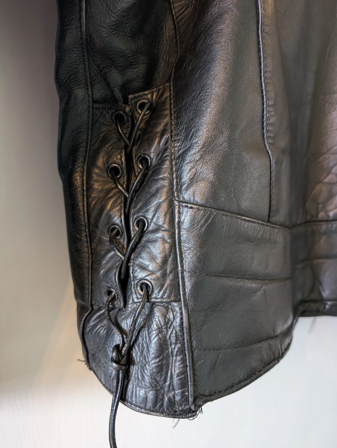 Motorcycle Leather Jacket - photo 5