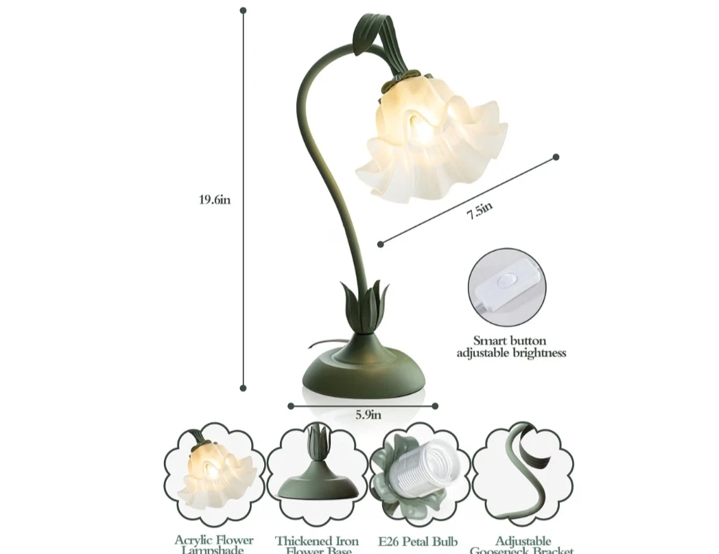 Modern Flower Table Lamp - photo 2