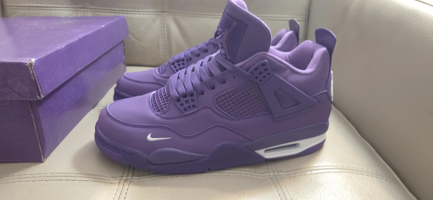 Jordan style Purple Nike Air Sneakers - photo 4
