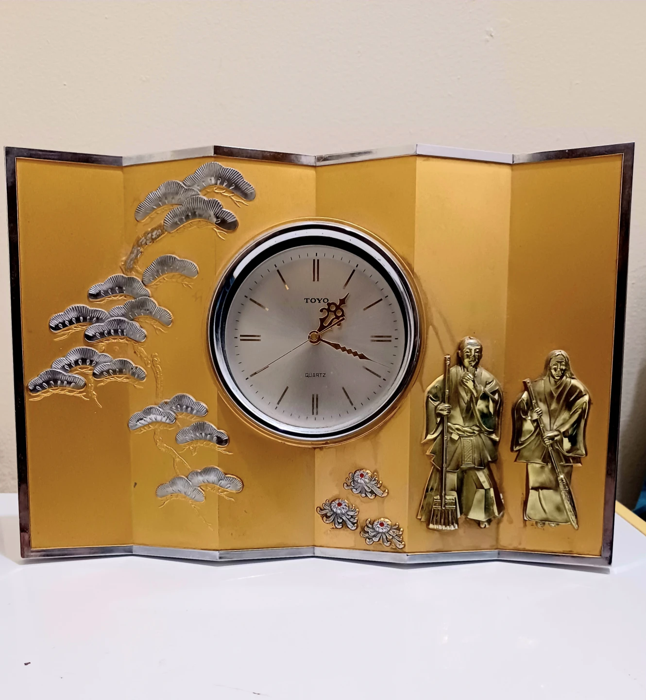 Vtg Toyo Quartz Desk Clock