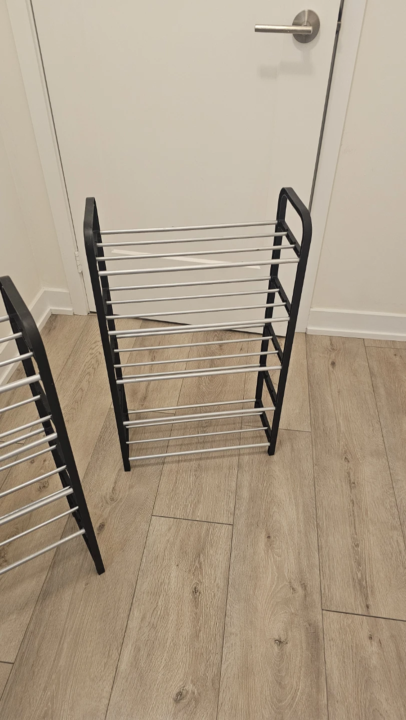 Two 4-Tier Shoe Racks