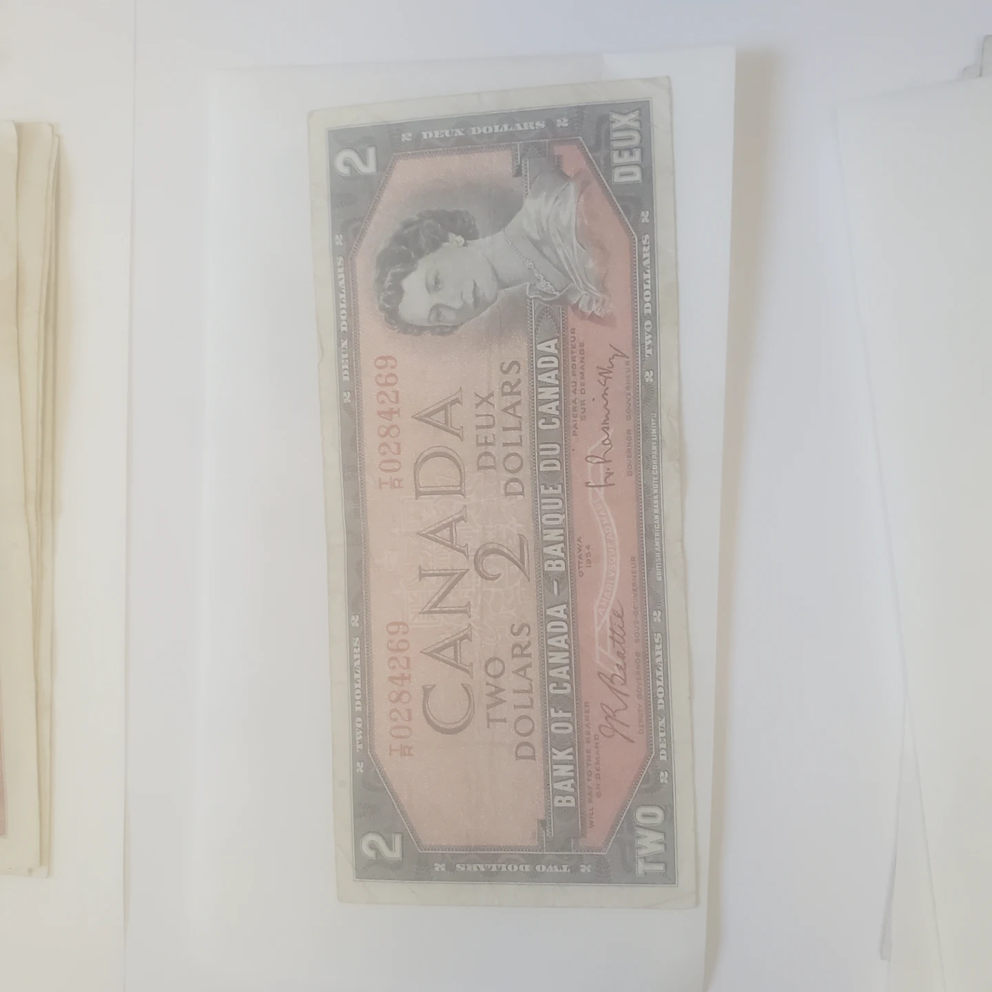 1954 Canadian Two Dollar Bill - photo 2