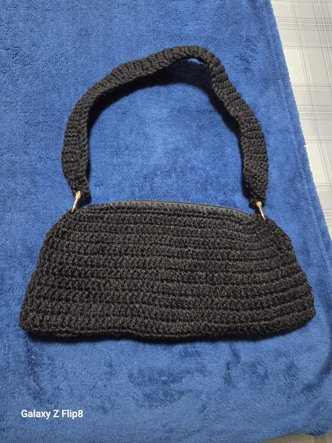 Black Crochet Purse