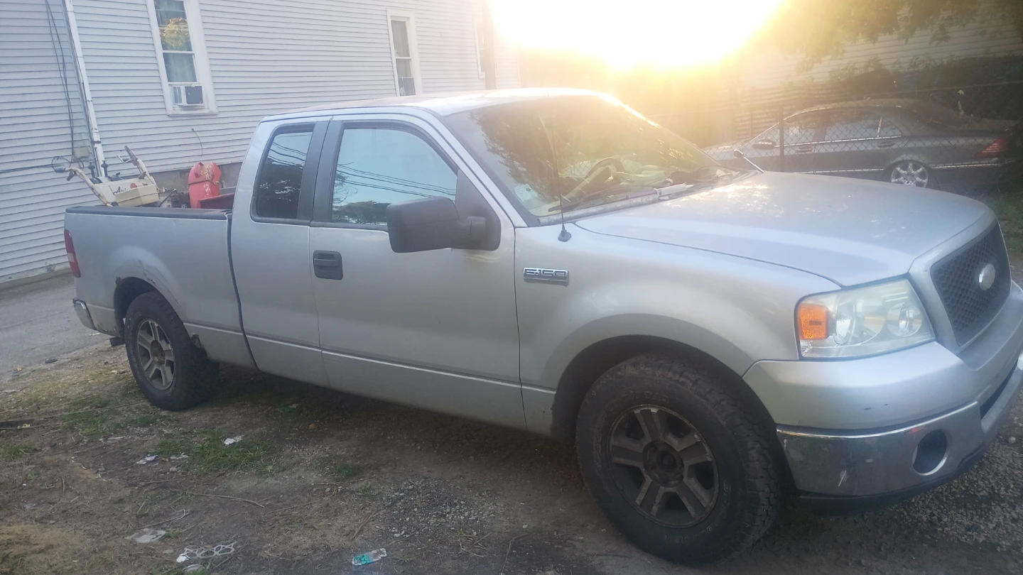Silver Ford F-150 Pickup Truck