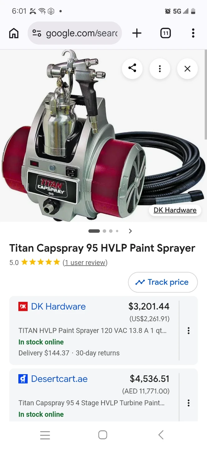 Titan Capspray 95 HVLP Paint Sprayer - photo 3