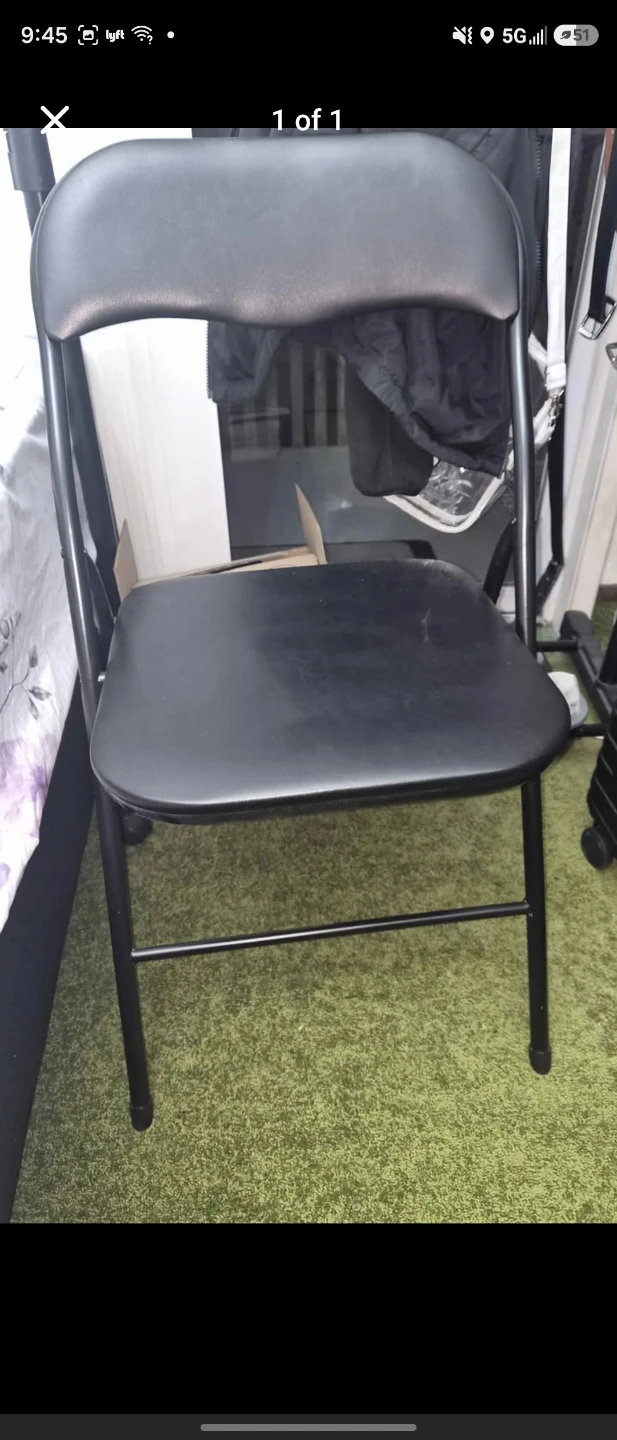 Black Folding Chair