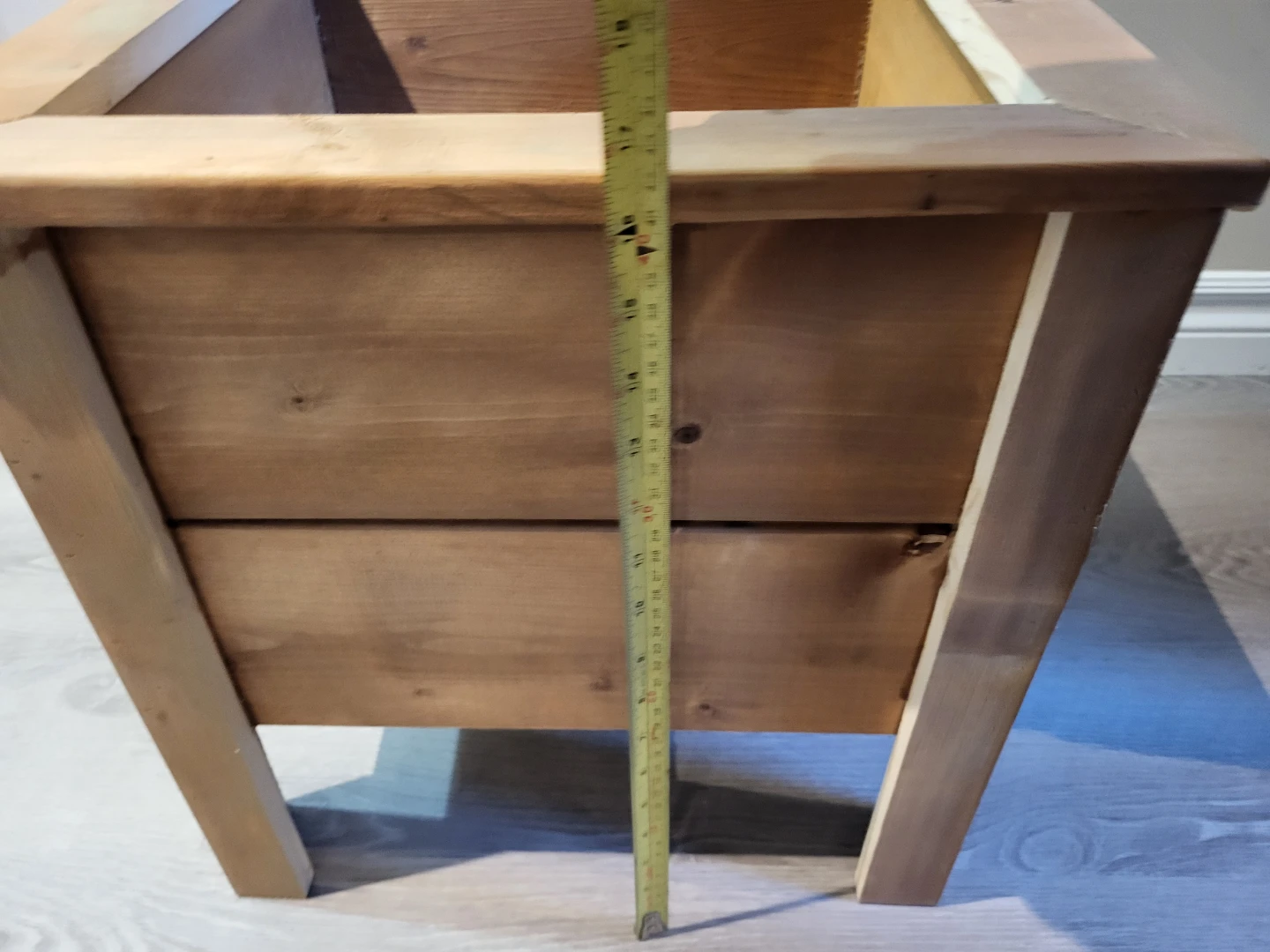 16" Square Wooden Plant Box - photo 4