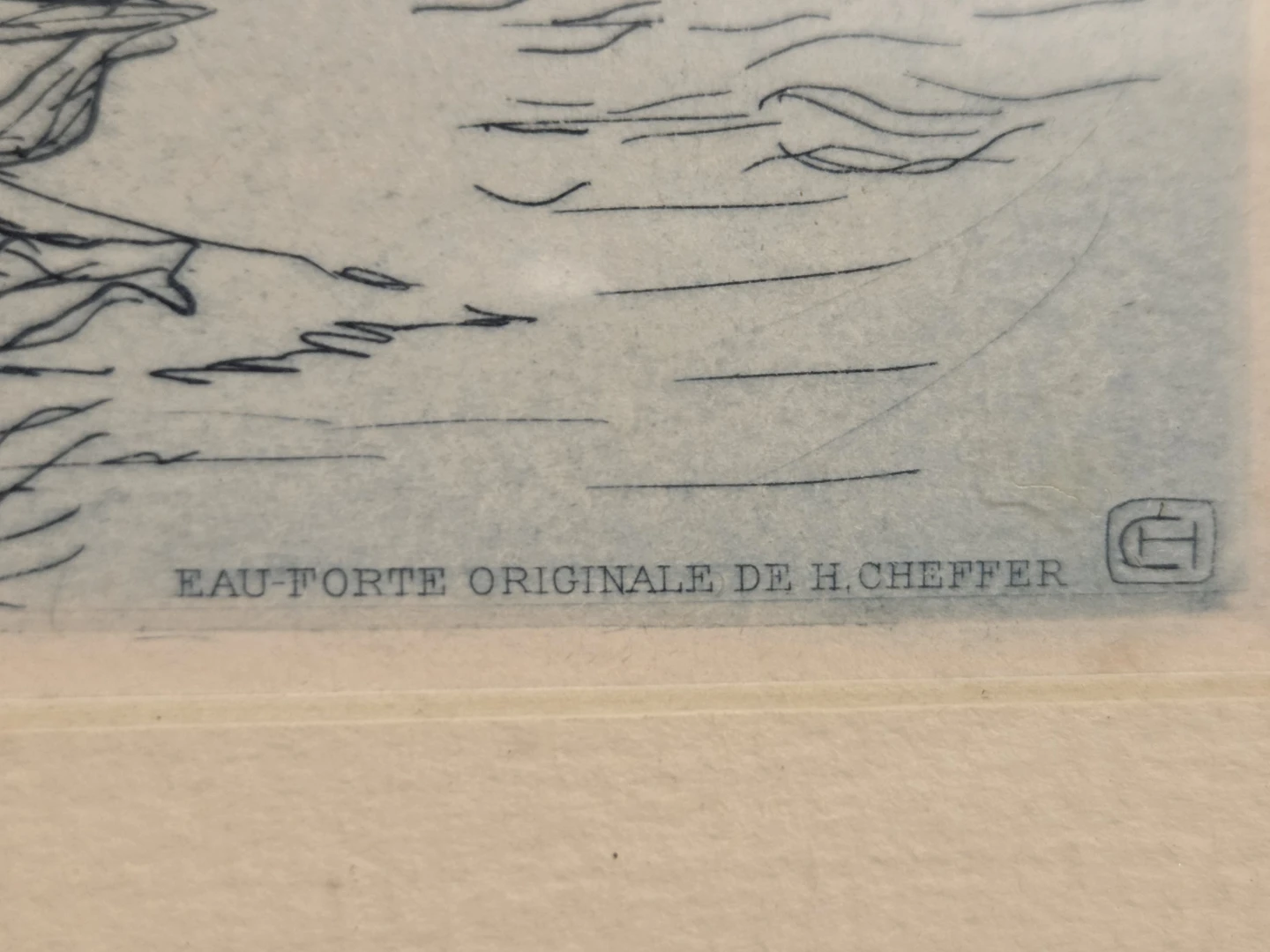 H. Cheffer Etching - Le Port de Douarnenez - photo 4