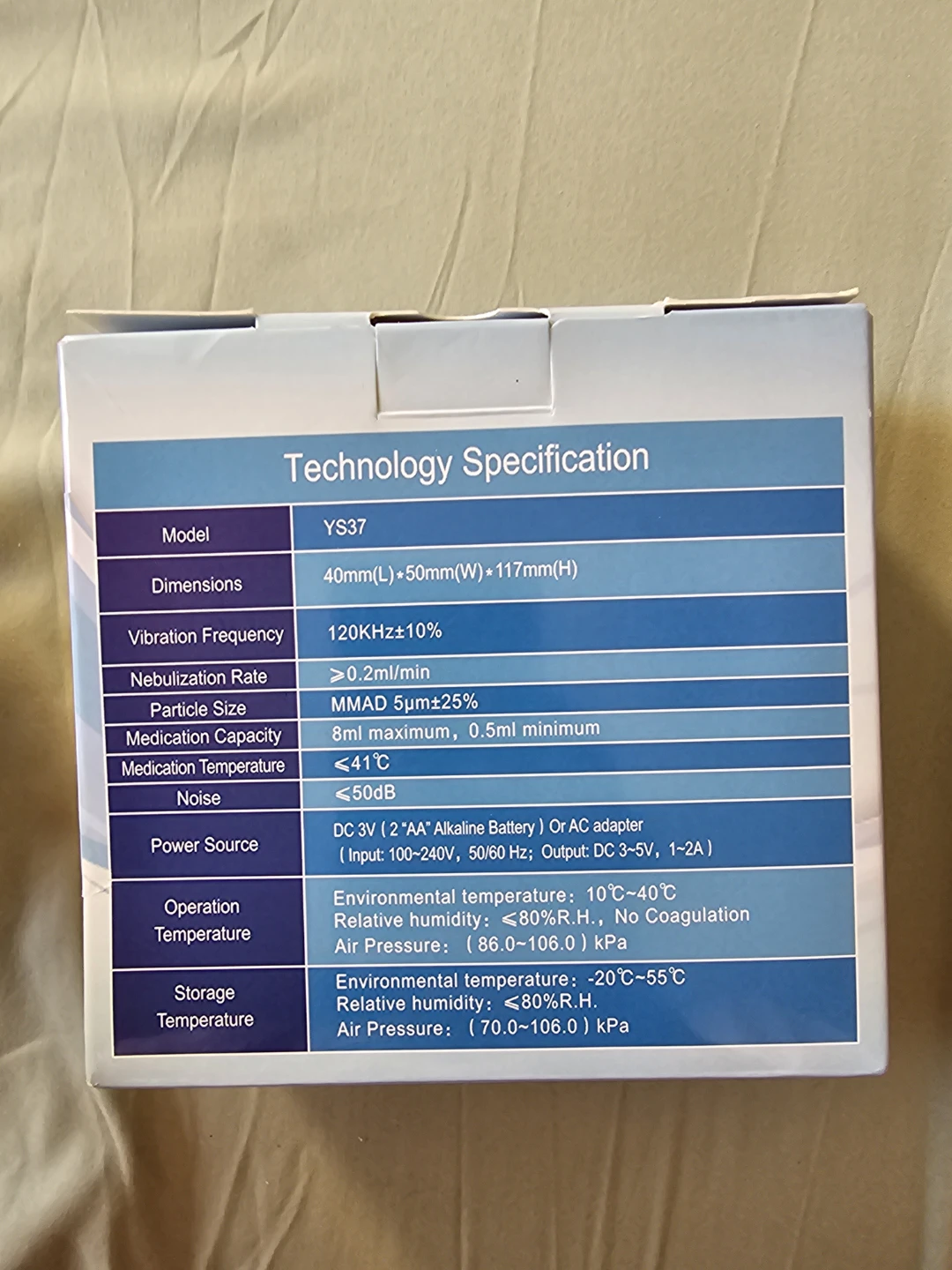 Mesh Nebulizer Model YS37 - photo 2