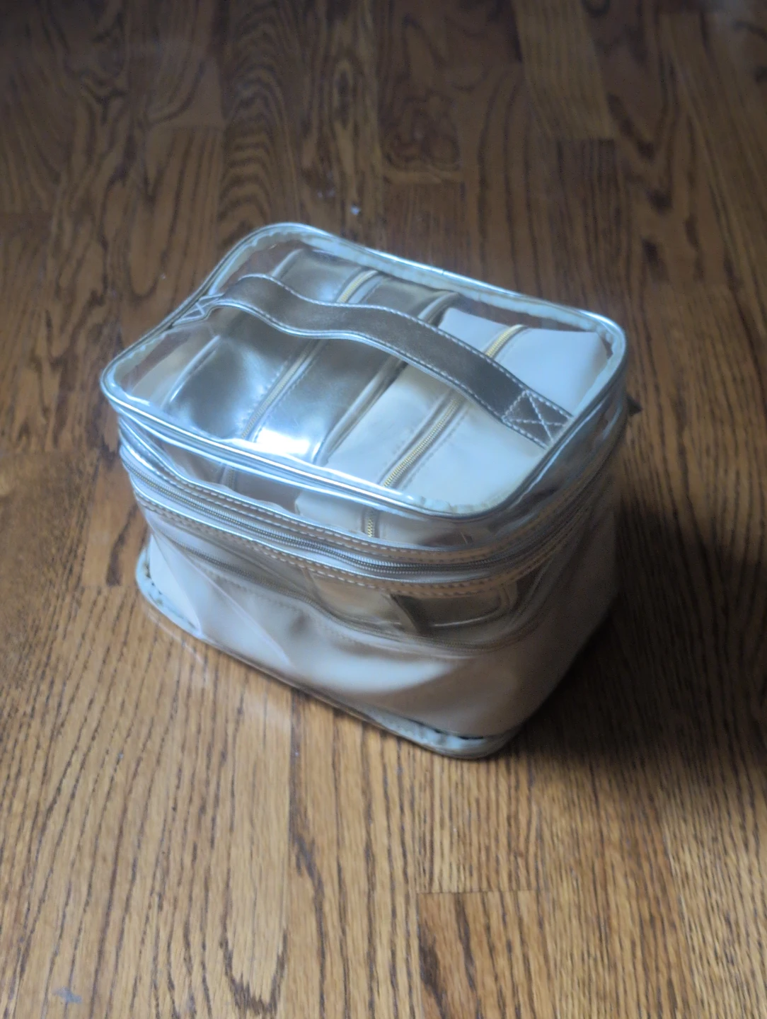 Clear Cosmetic Organizer Bag with Pouches