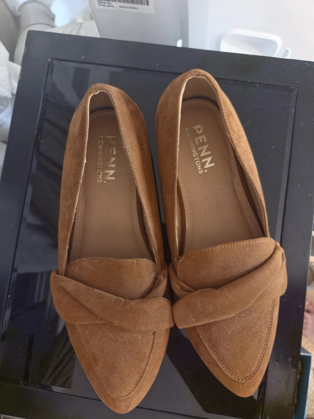 PENN by Penningtons Cognac Brown Suede Loafers