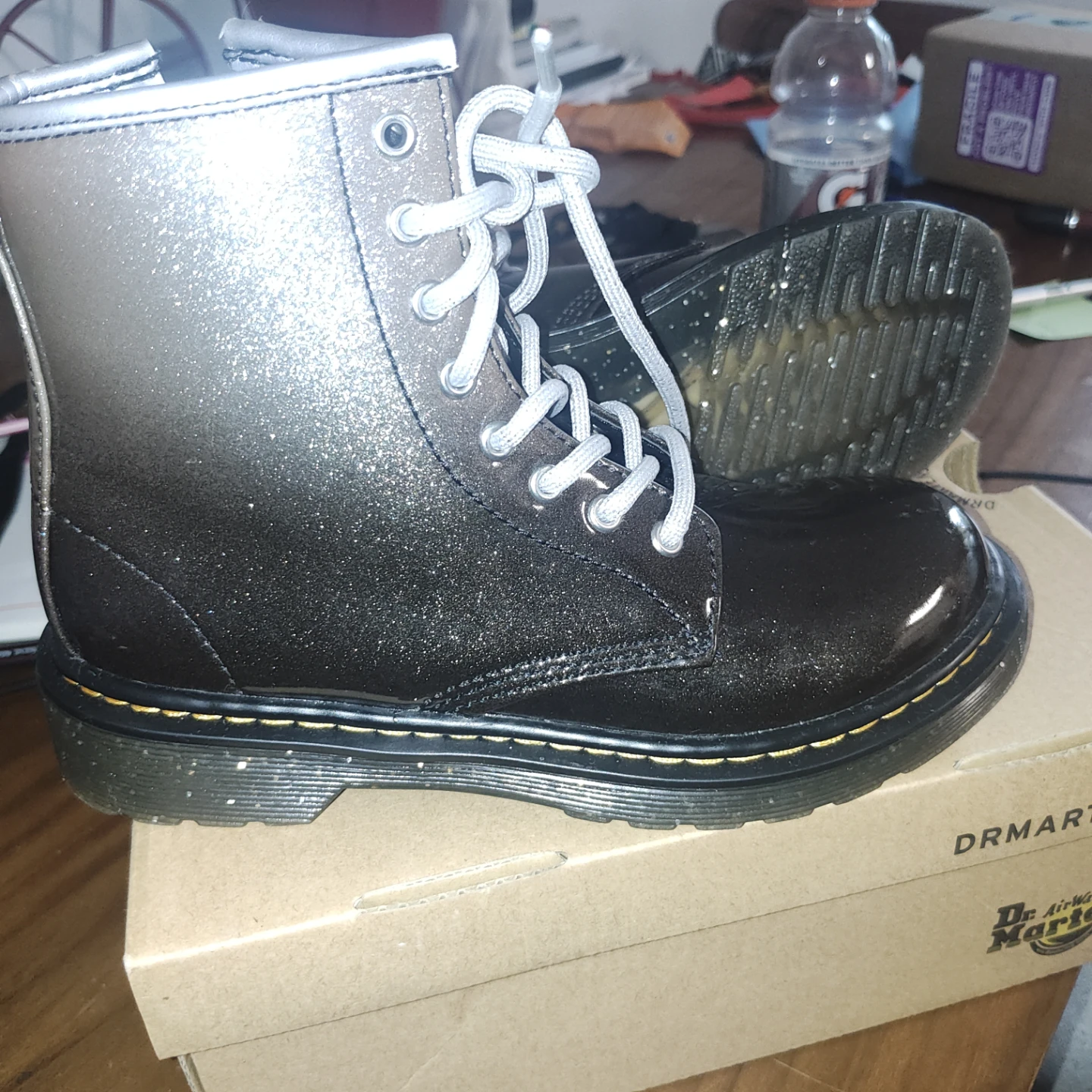 Dr. Martens Glitter Gradient Boots - photo 2