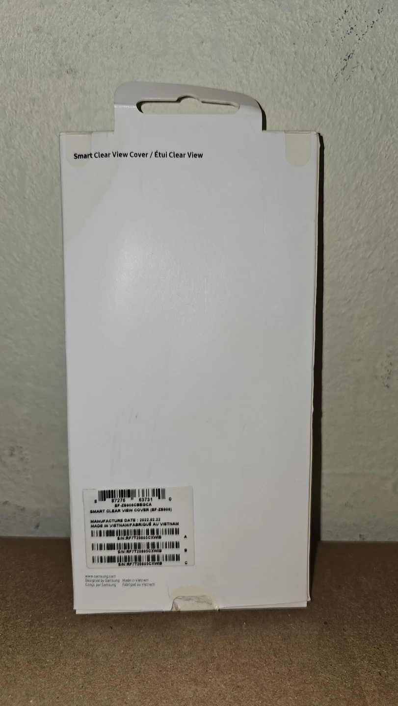 Samsung Galaxy S22 Ultra Smart Clear View Cover - photo 2