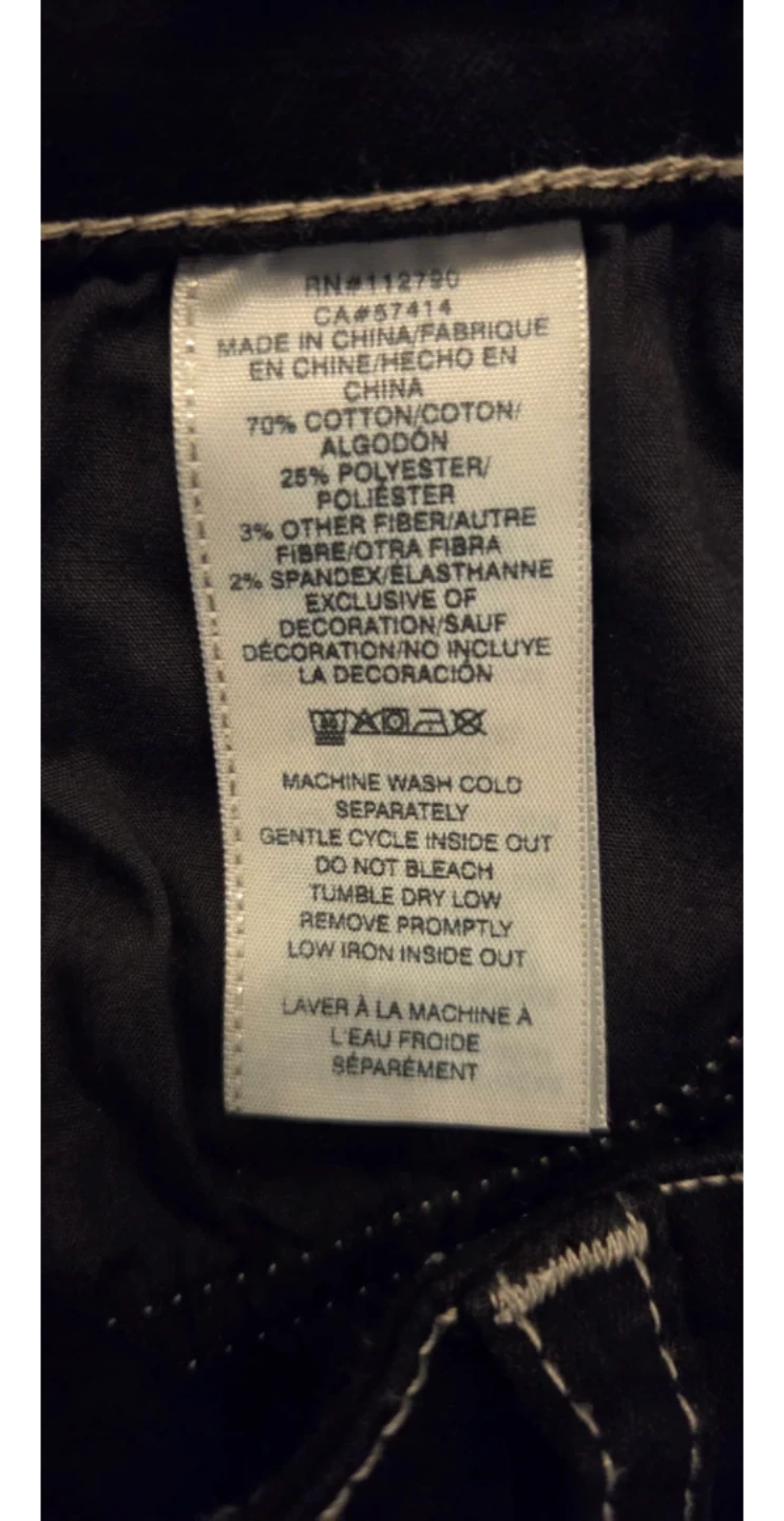 True Religion Jennie Curvy Super Skinny Jeans Size 26 - photo 5