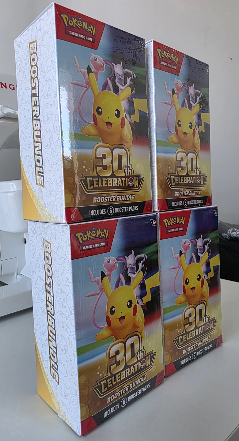 4 Sealed Pokemon 30th Celebration Booster Bundles - photo 3