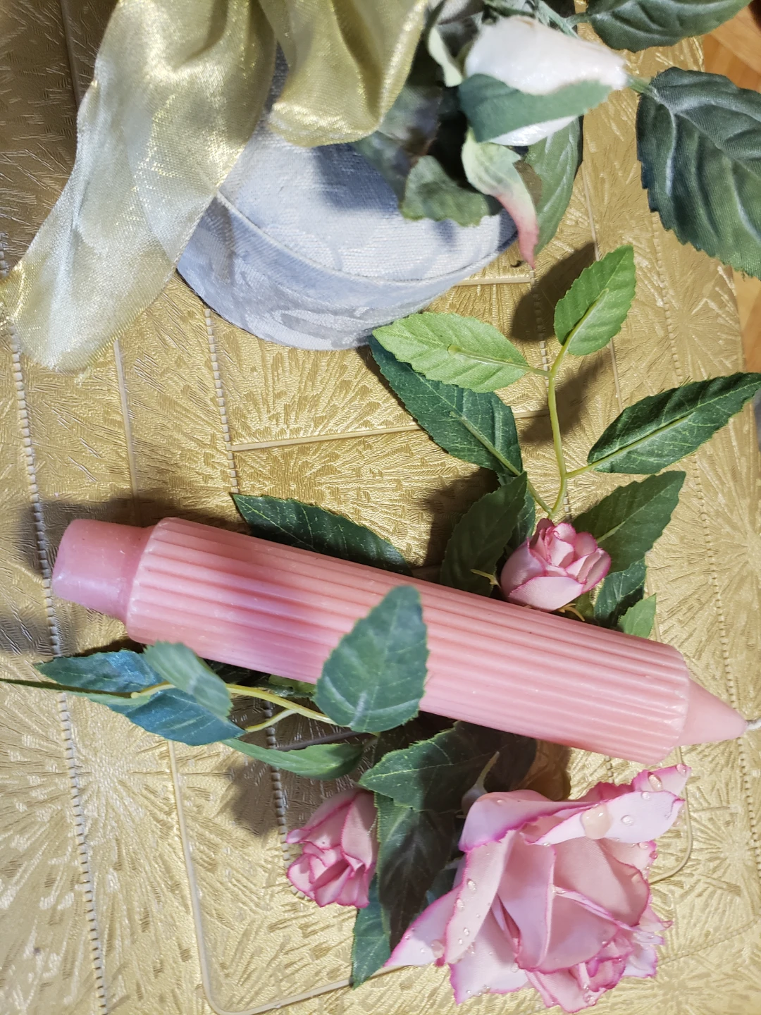 Floral Candle Decoration Set - photo 4