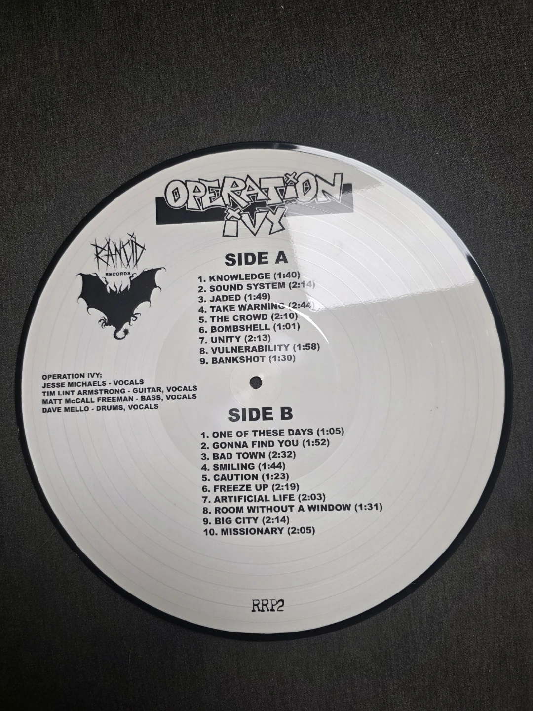 Operation Ivy Vinyl Record - photo 2