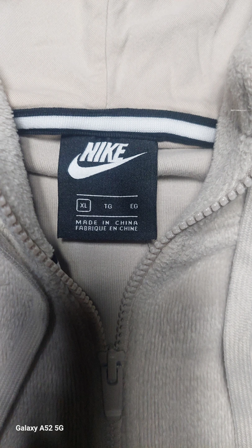 Nike Full-Zip Fleece Hoodie - Beige - XL - photo 2
