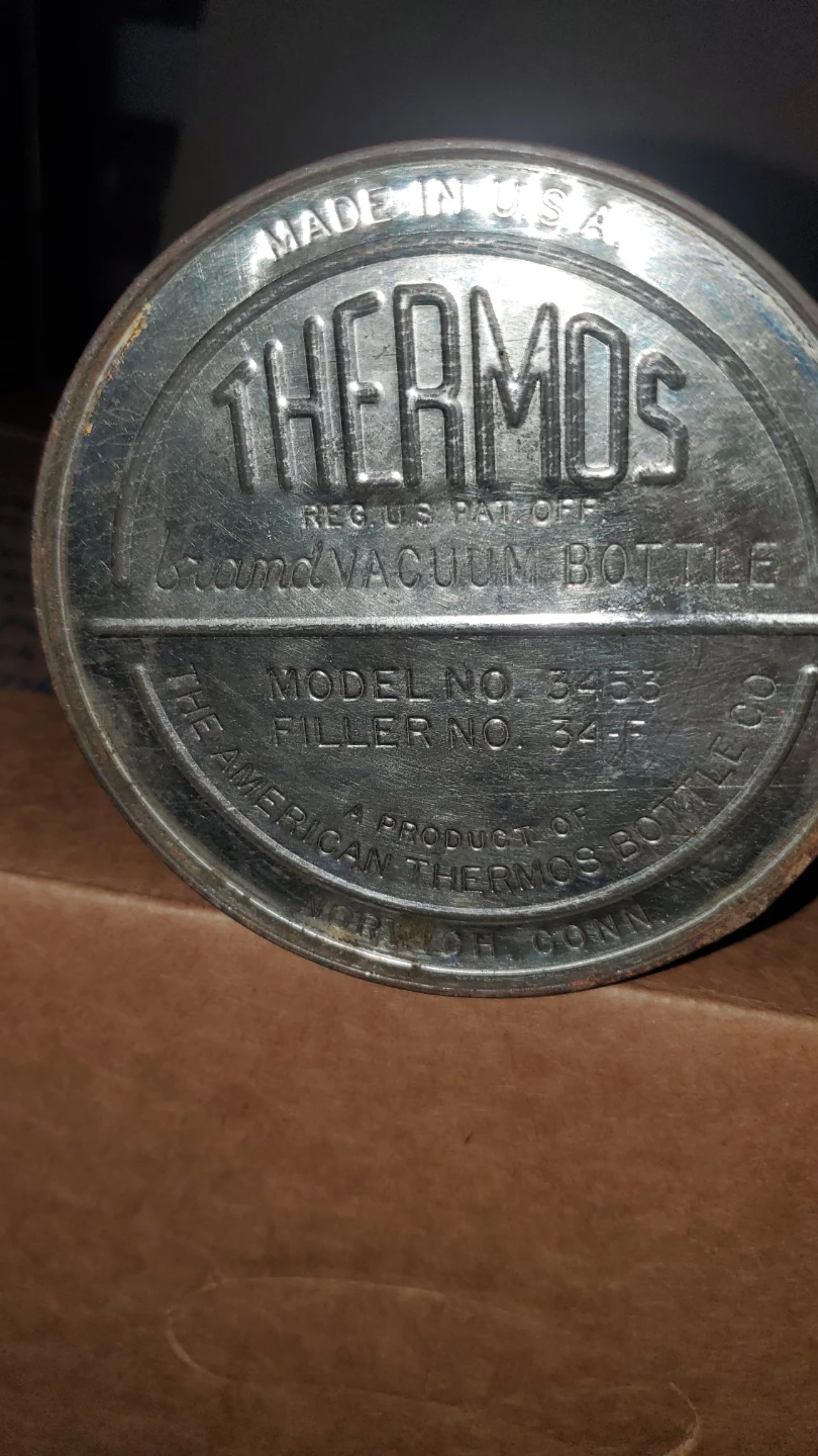 Vintage Thermos Vacuum Bottle Model 3453 - photo 3