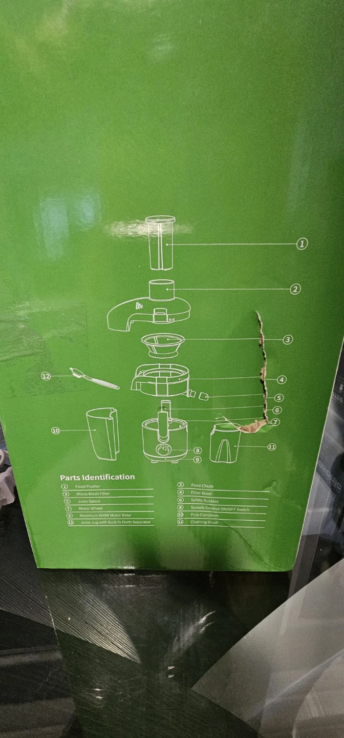 GDOR Centrifugal Juicer JE2003 - photo 2
