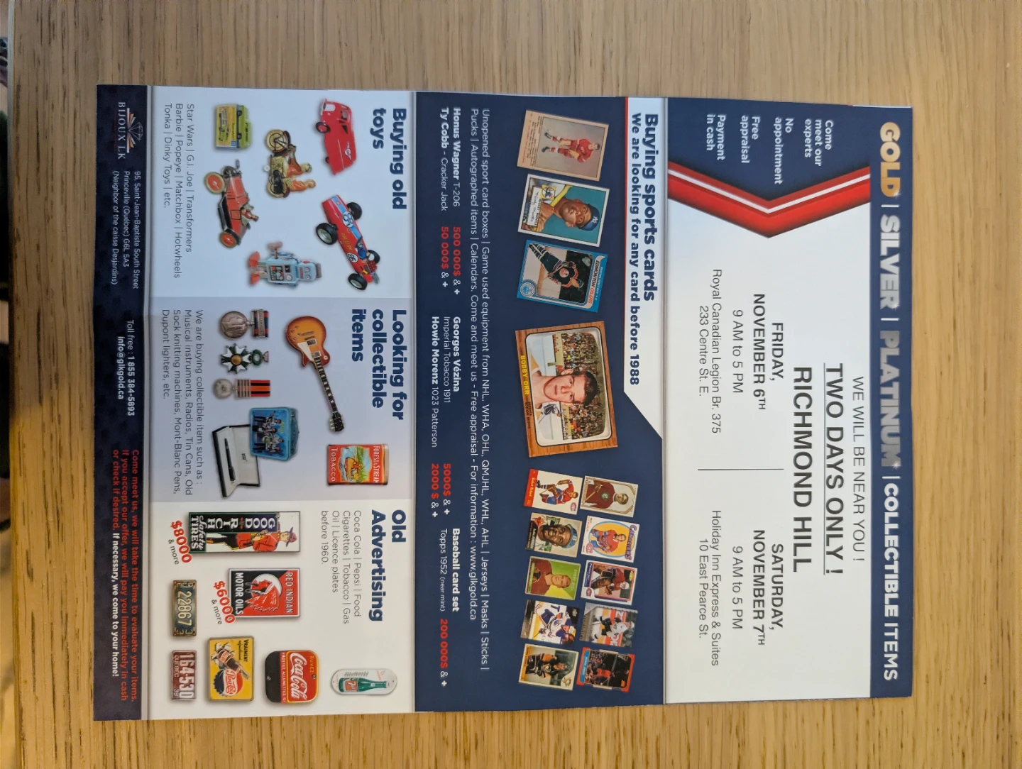 GLK Gold Advertising Flyer