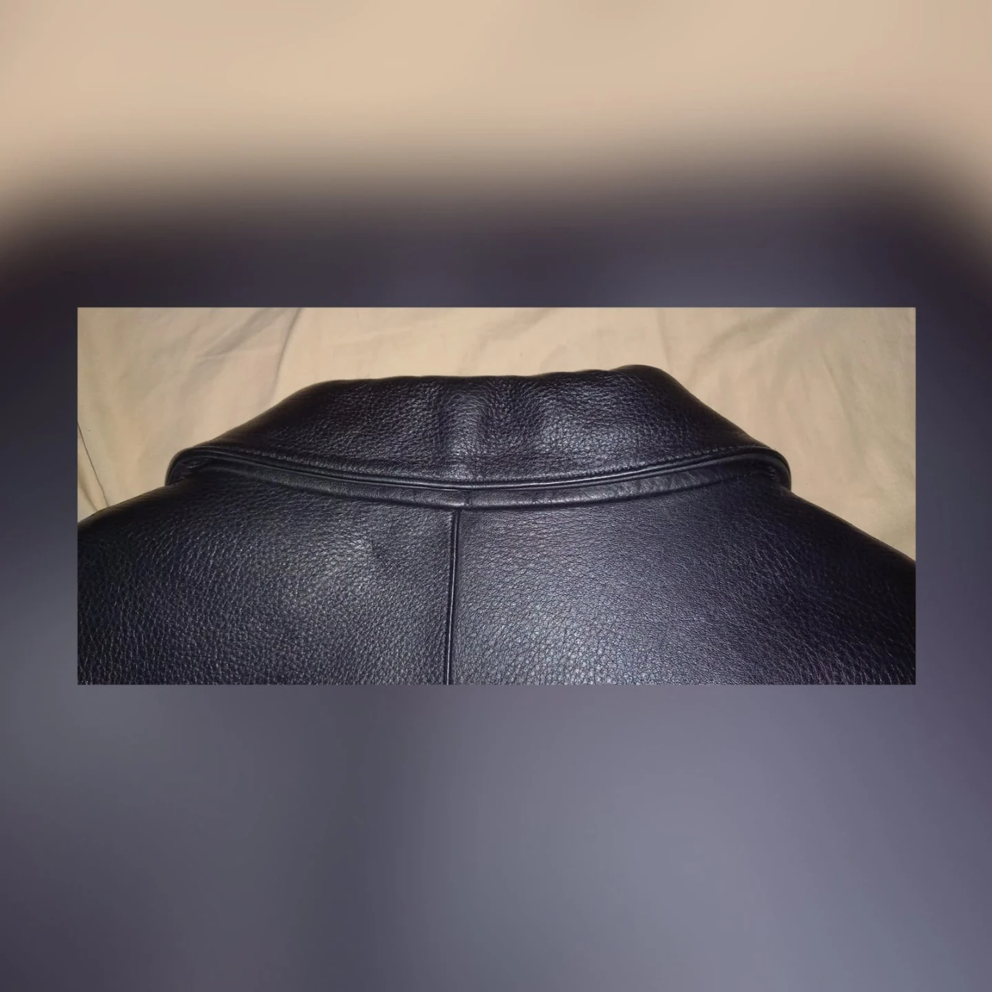 Danier Black Leather Jacket 2XL Tall - photo 5