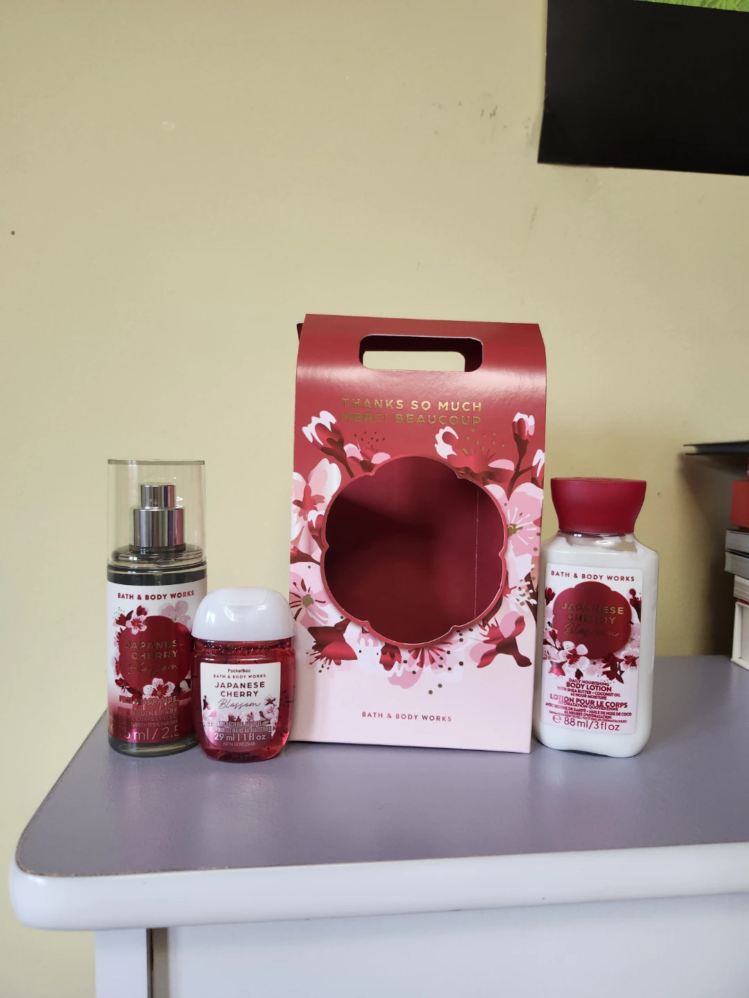 Mini Japanese Cherry Blossom BBW Gift Set - photo 2
