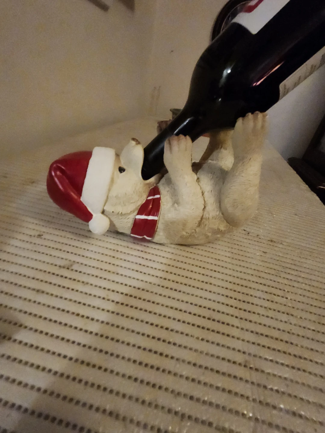 Christmas Polar Bear Wine Bottle Holder