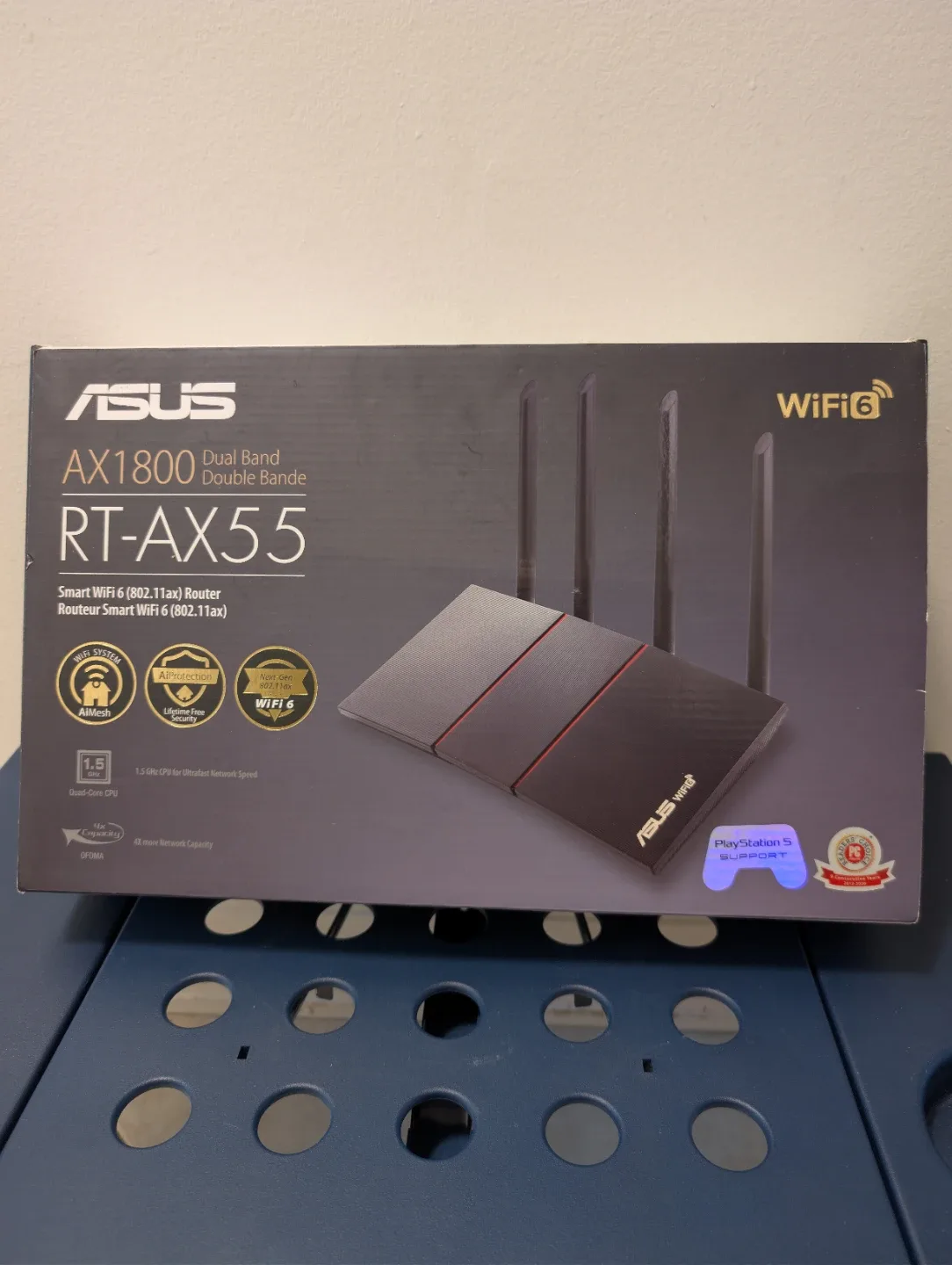 ASUS RT-AX55 AX1800 Dual Band WiFi 6 Router - photo 2
