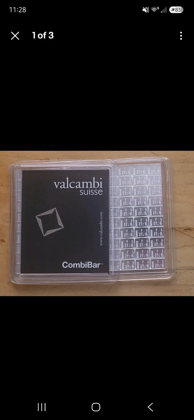 Valcambi grams  100x 1gram combibar