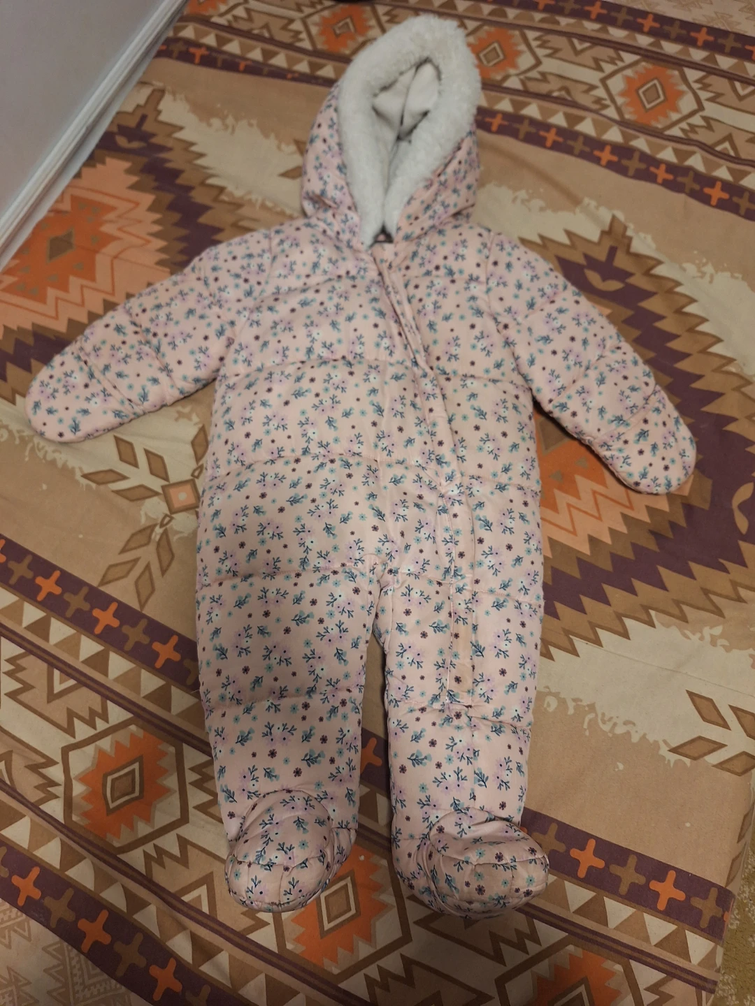 George Baby Floral Snowsuit
